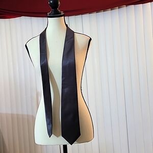 Dark Grey men's tie azzuro uomo